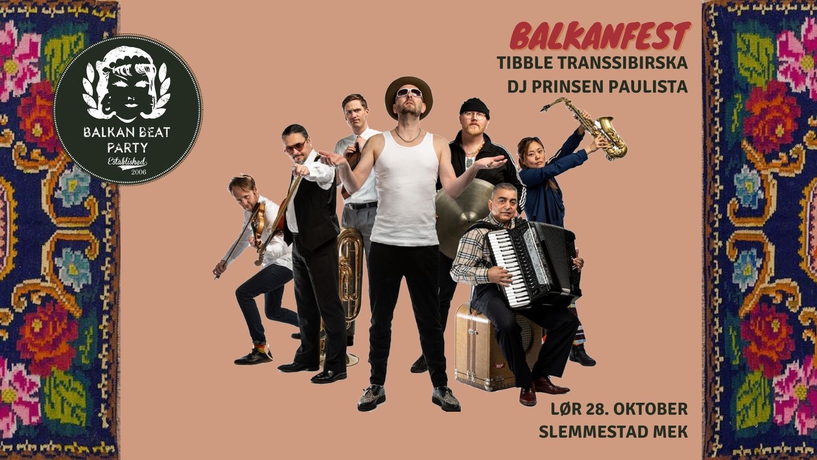 Balkan Beat Party med Tibble Transsibirska