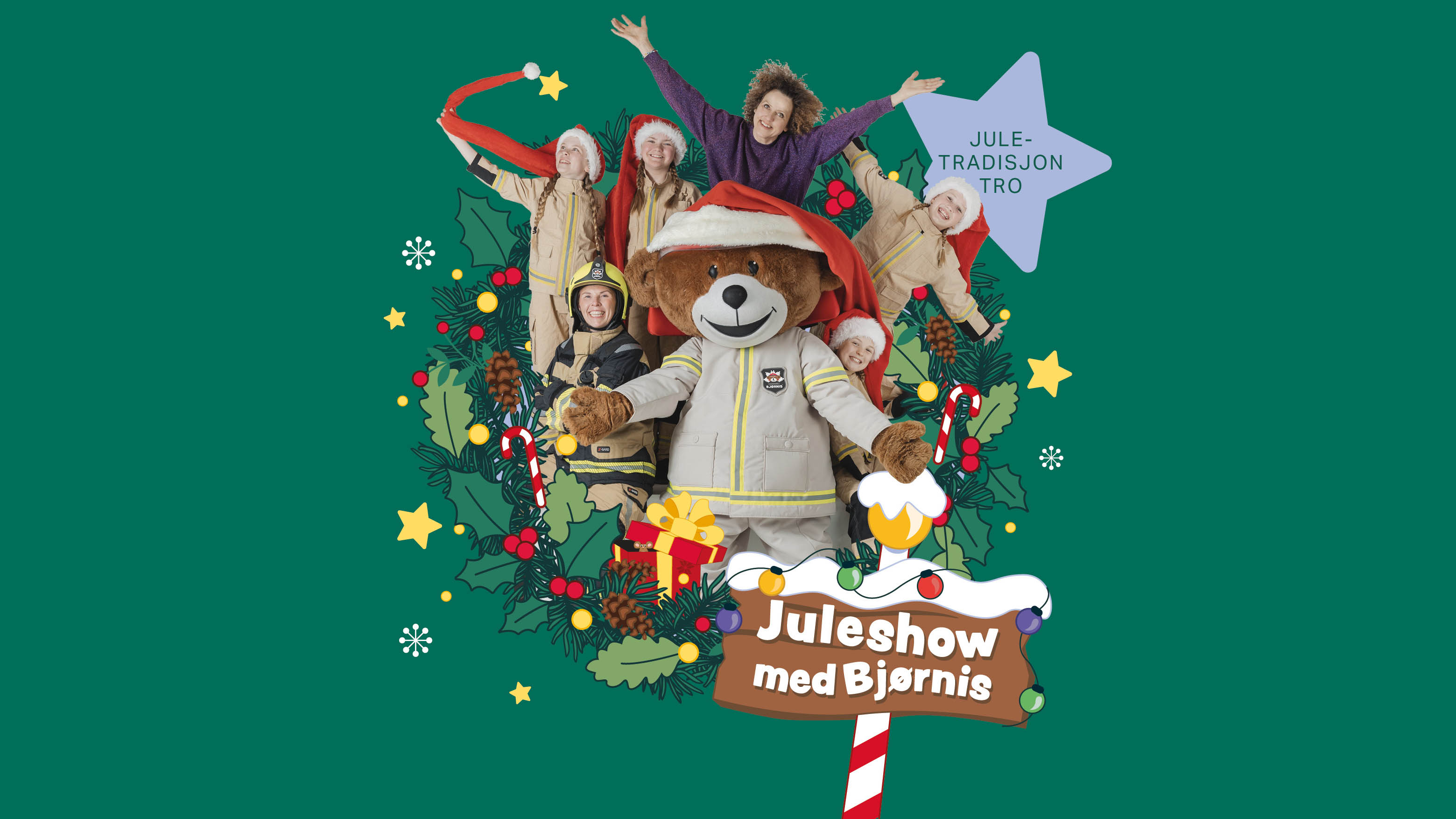 Brannbamsen Bjørnis Juleshow