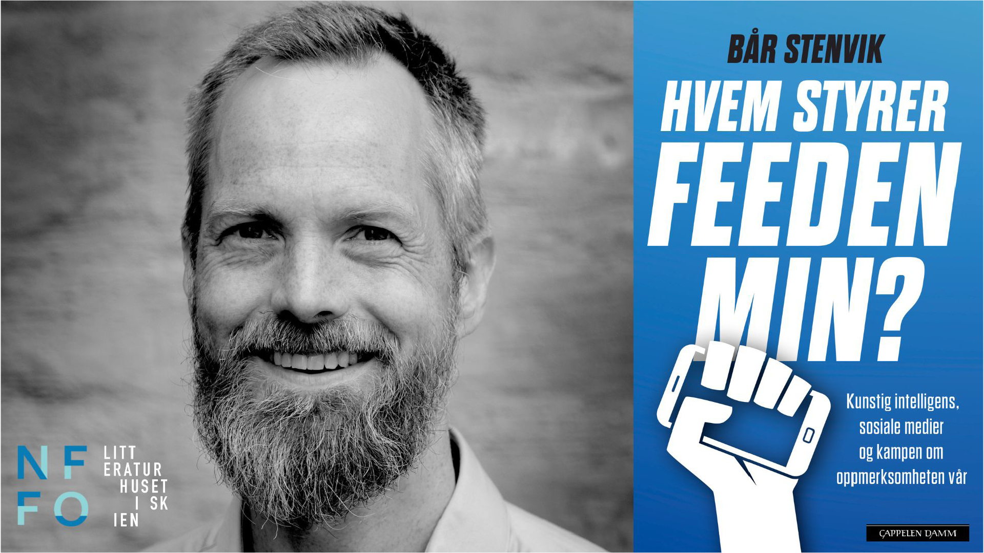 Litteraturhuset / Prosalong: Kunstig intelligens – en trussel mot demokratiet?