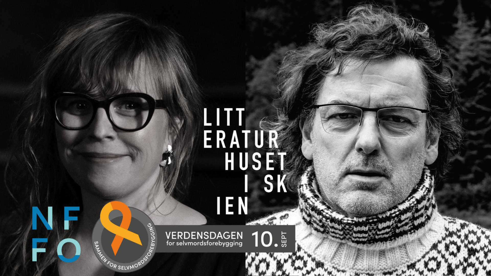 Litteraturhuset / Prosalong: Verdensdagen for selvmordsforebygging