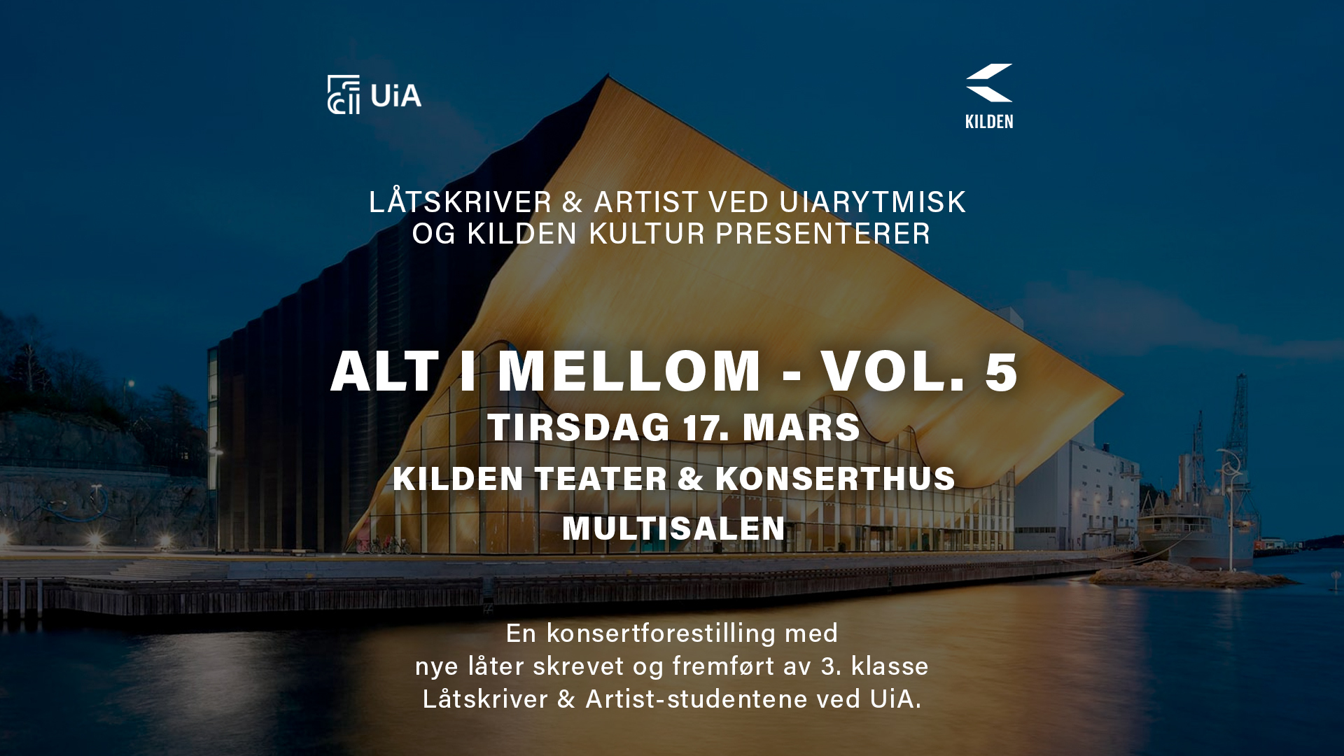 Bilde for arrangement Alt i mellom – Vol. 5