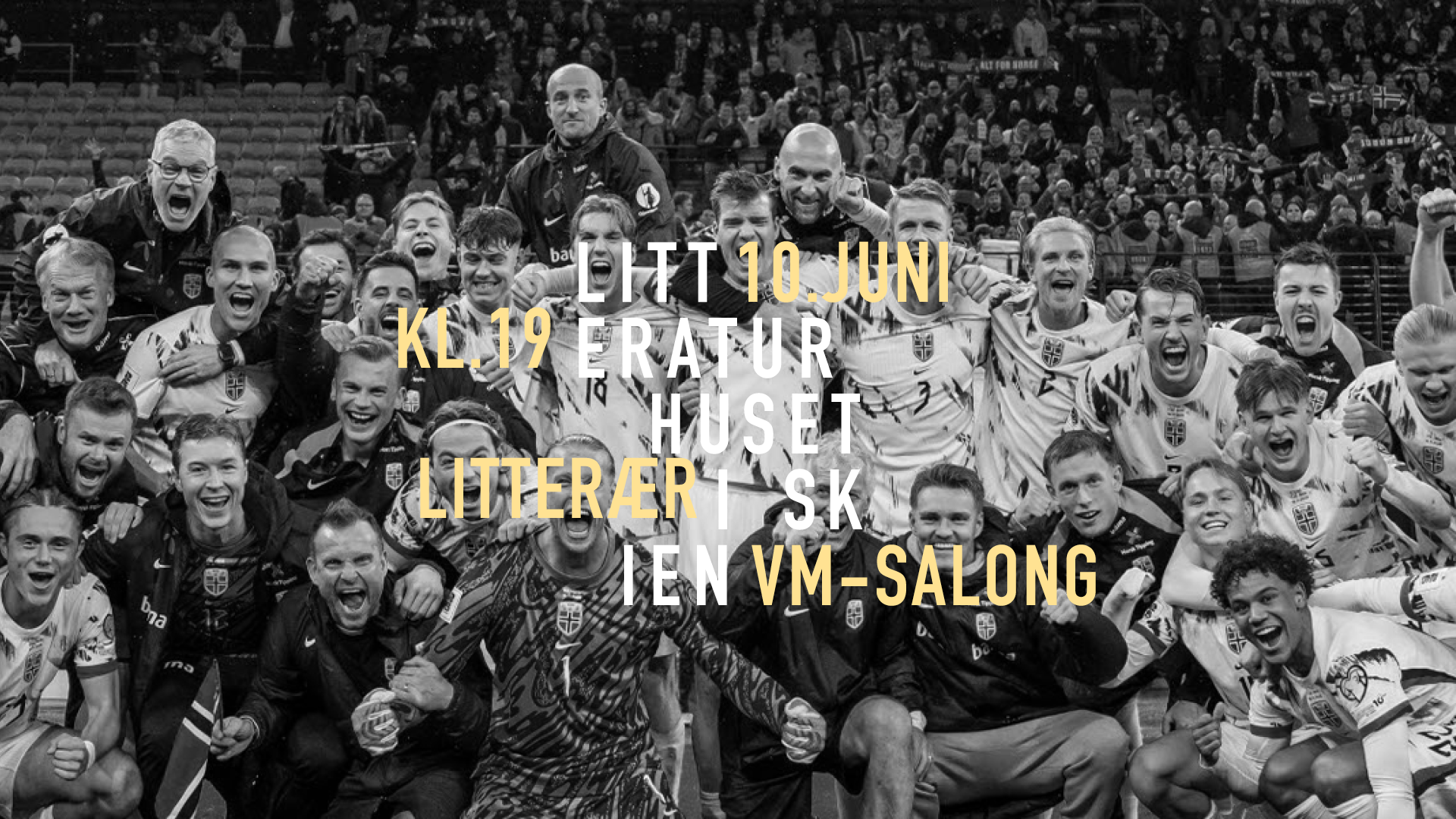 Litterær VM-salong med knotta først