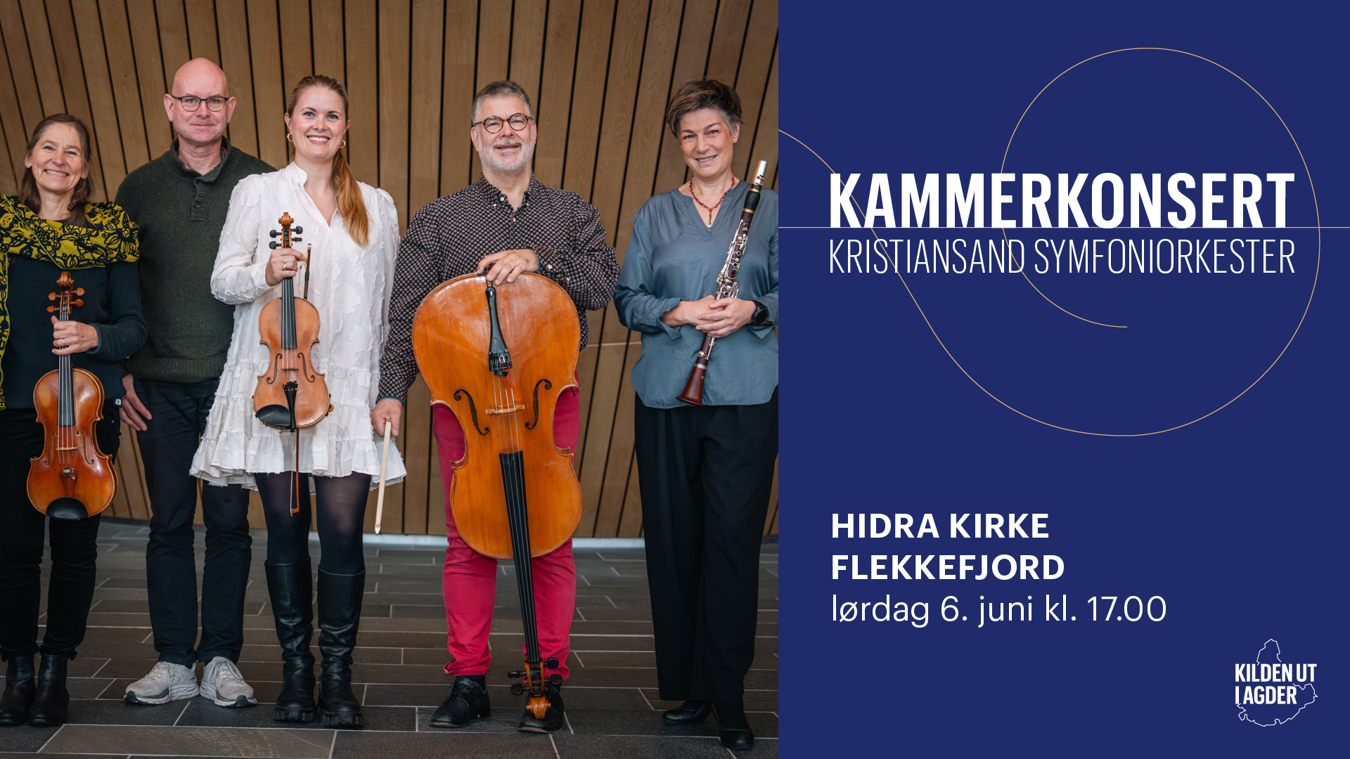 Bilde for arrangement Kammerkonsert: Hidra Kirke