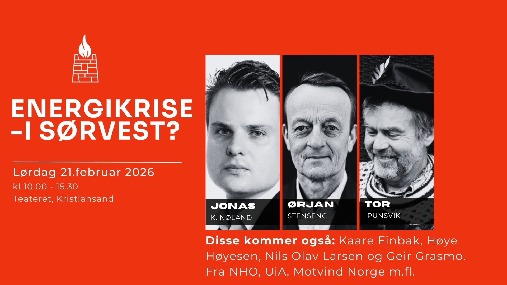 Bilde for arrangement Energikrise - i sørvest