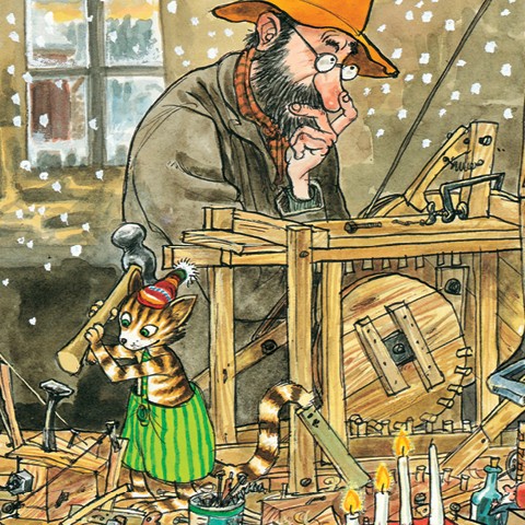 Teater Vestland: Gubben, katten og nissemaskina