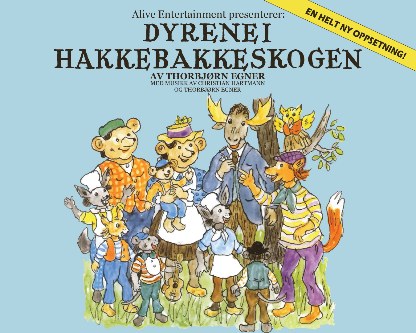 The animals in Hakkebakke Forest