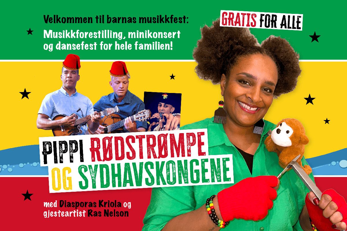 Bilde for arrangement Pippi rødstrømpe og sydhavskongene – barnas musikkfest