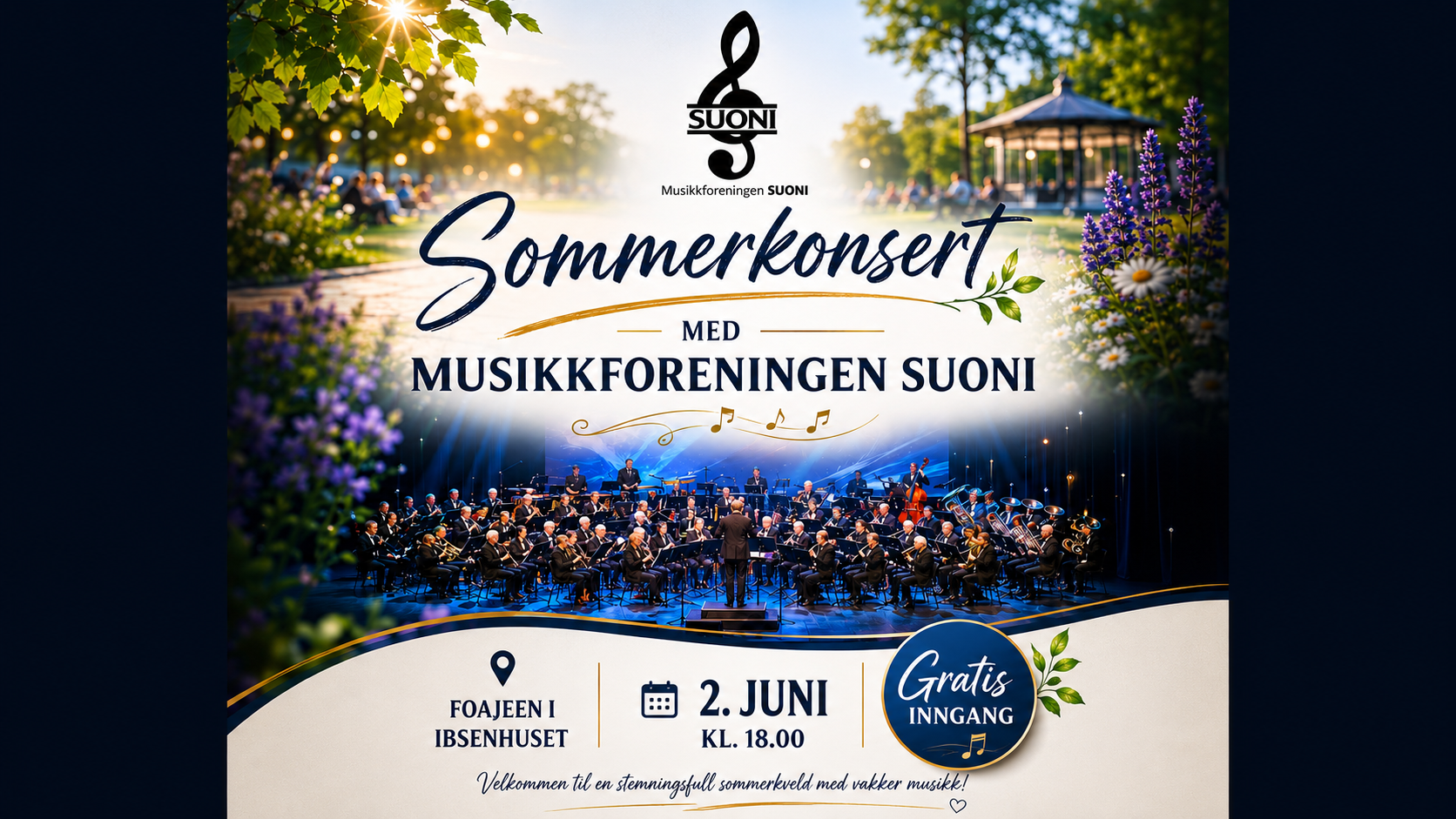 Sommerkonsert med Musikforeningen SUONI