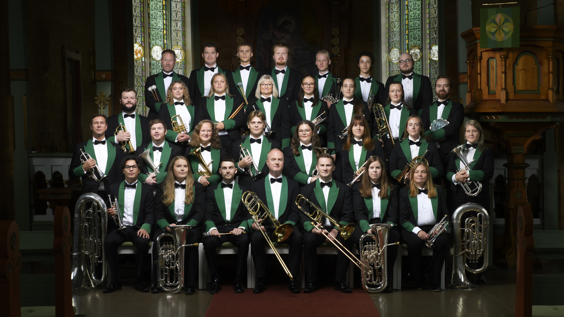 NM for skolekorps brass: Festkonsert og premieutdeling med Manger Musikklag