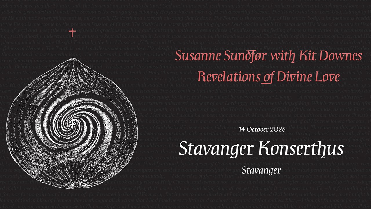 Susanne Sundfør with Kit Downes – Revelations of Divine Love