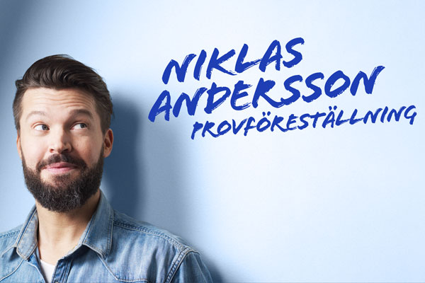 Omslagsbild Niklas Andersson – Provföreställning!