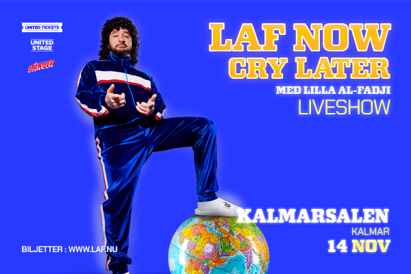 Omslagsbild LAF NOW, CRY LATER – Lilla Al Fadji