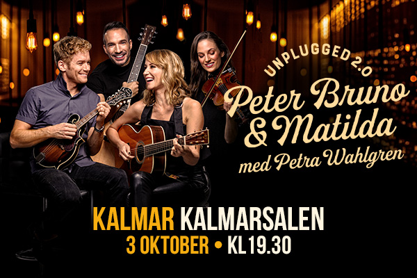 Omslagsbild Unplugged 2.0 med Peter, Bruno, Matilda och Petra Wahlgren