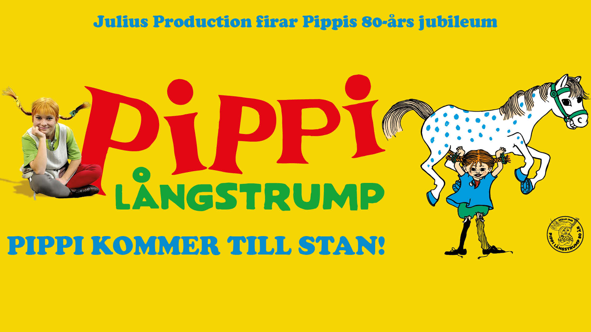 Omslagsbild Pippi Långstrump” – Pippi kommer till stan!