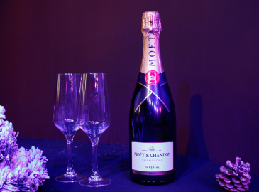 Bottle of Moet Champagne