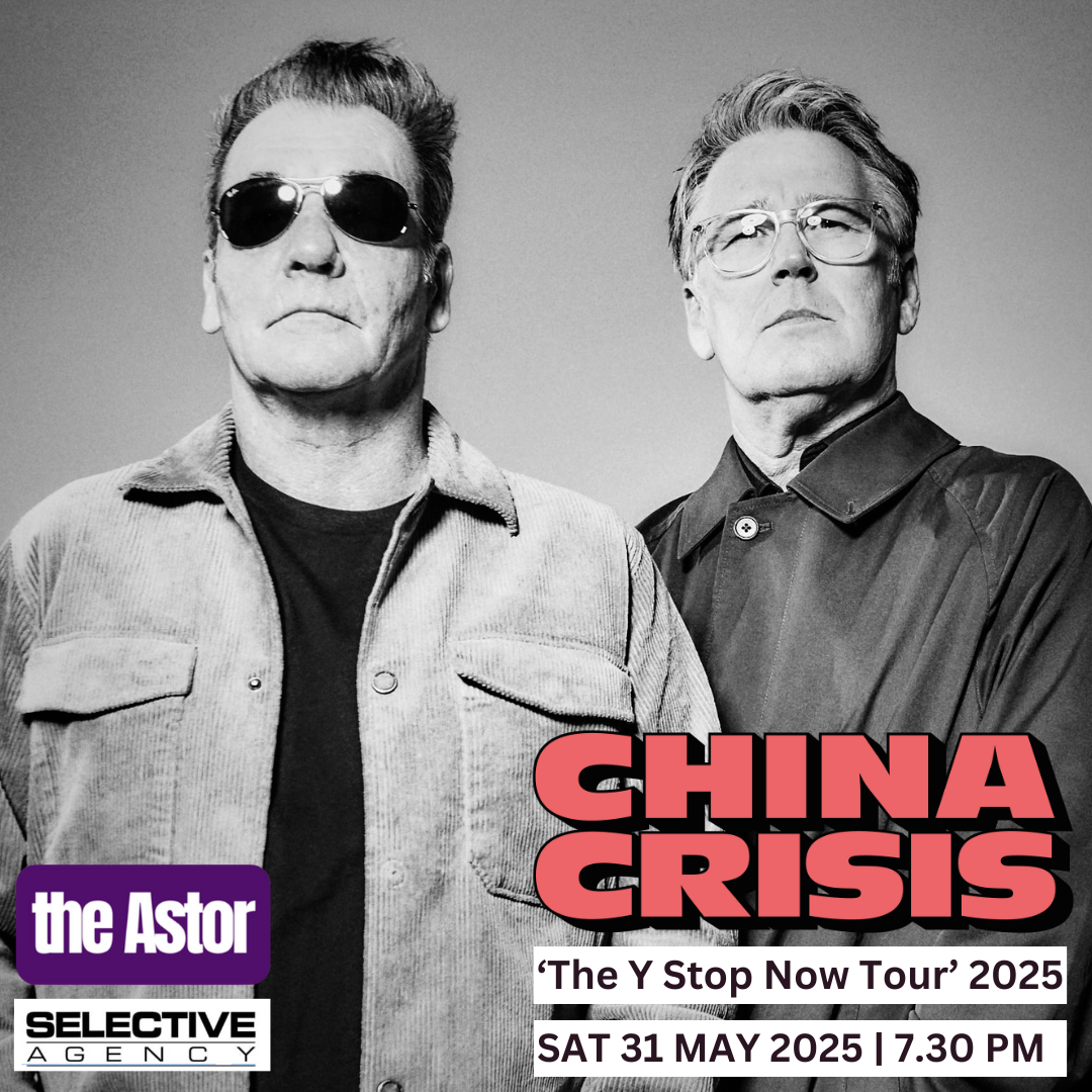 Image representing China Crisis - Y Stop Now Tour from The Astor Theatre