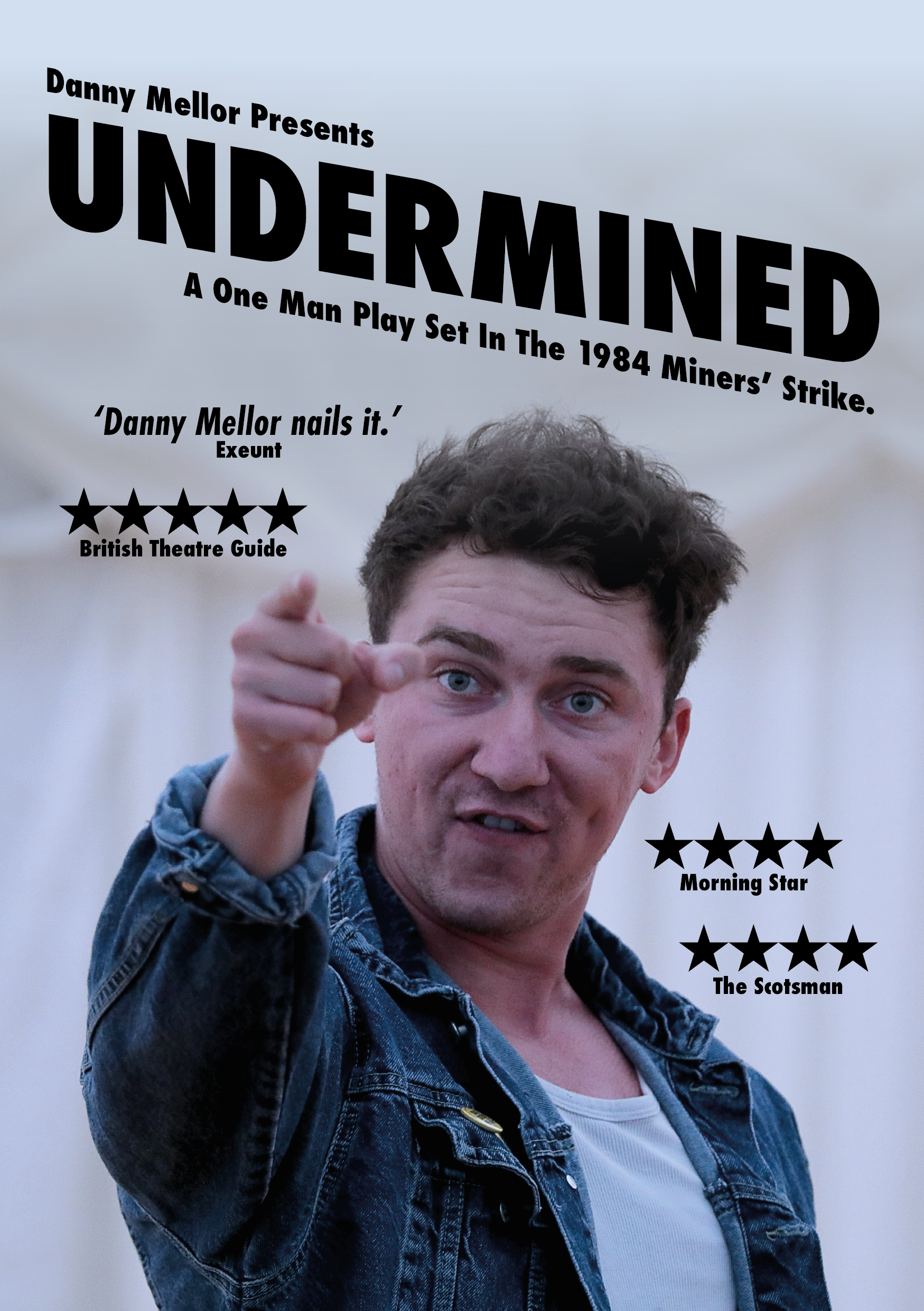 Image representing Undermined - One Man Play Set in the 1984 Miner's Strike from The Astor Theatre