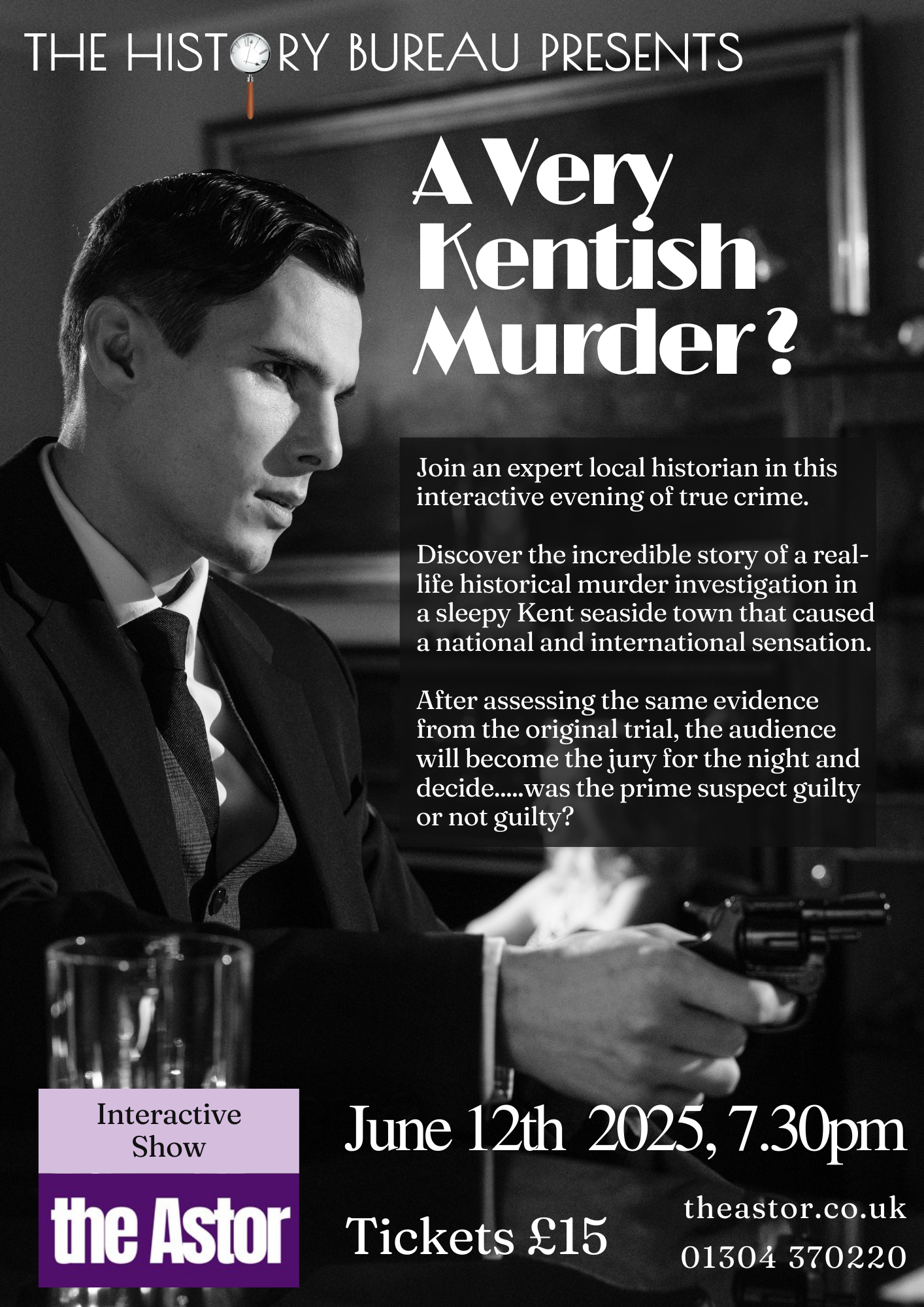 Image representing A Kentish Murder - An interactive evening of true crime from The Astor Theatre