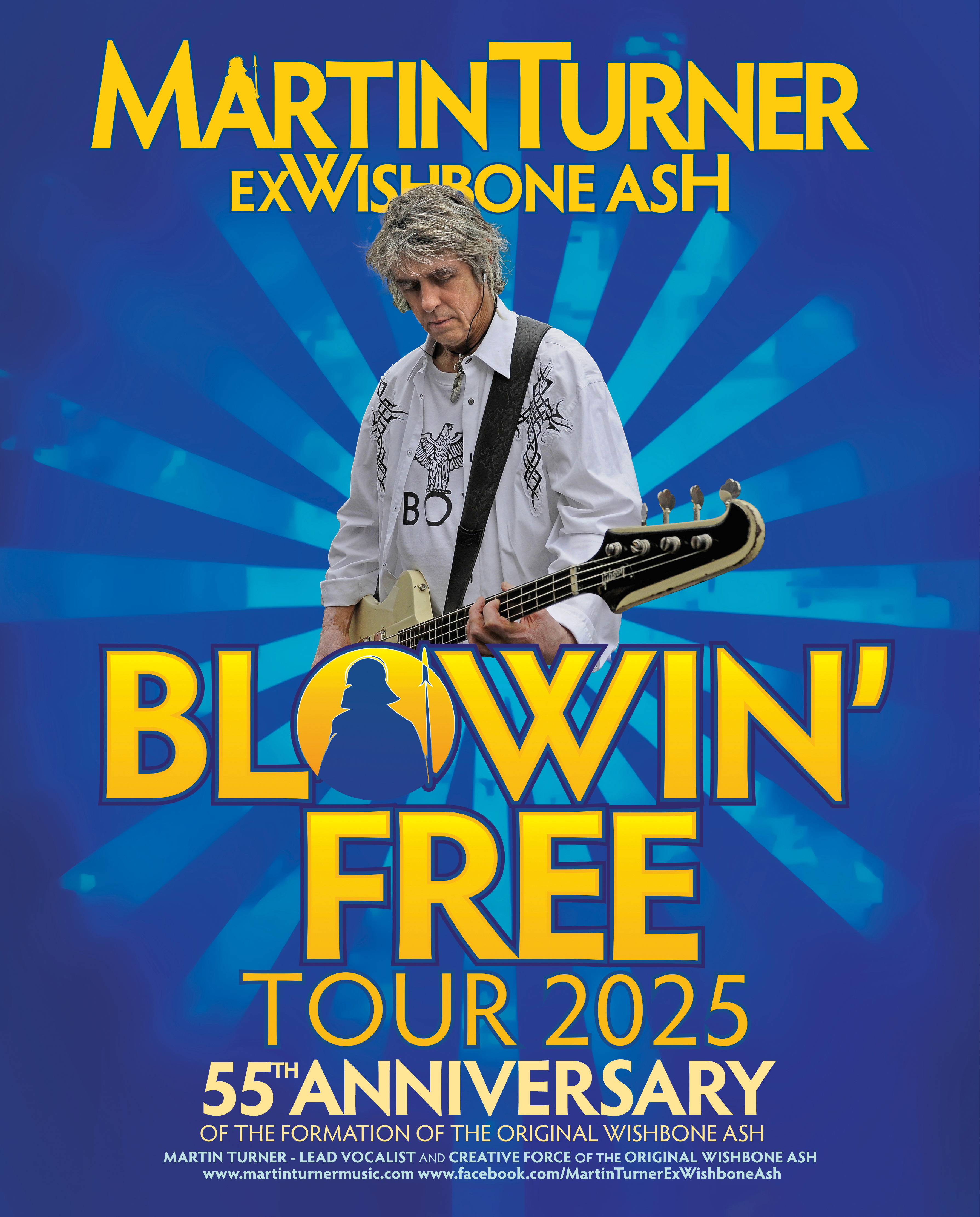 Image representing Martin Turner (ex Wishbone Ash) - Blowin' Free Tour 2025 from The Astor Theatre