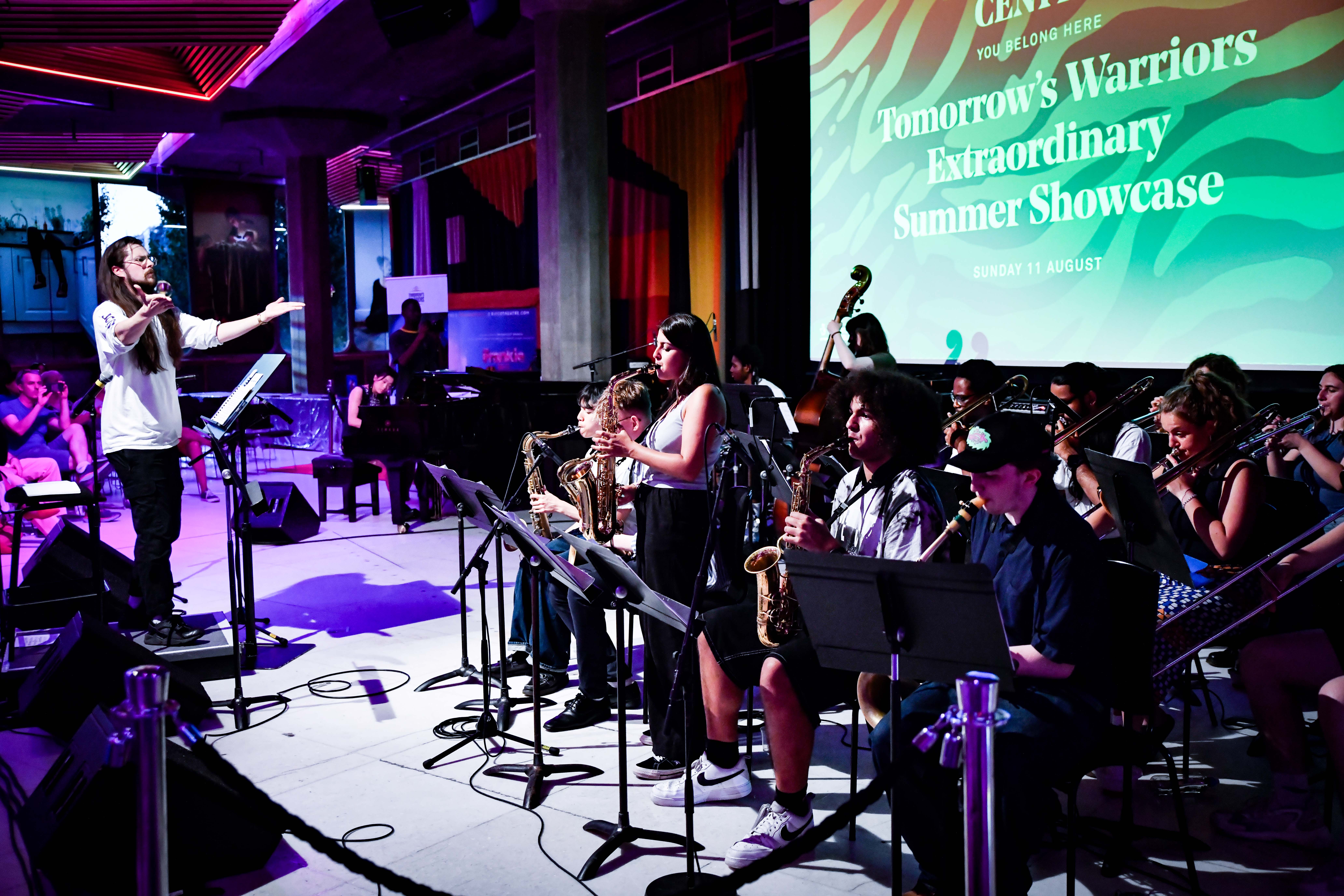 Image representing Tomorrow's Warriors Big Band - Axel Kaner-Lidstrom band leader from The Astor Theatre