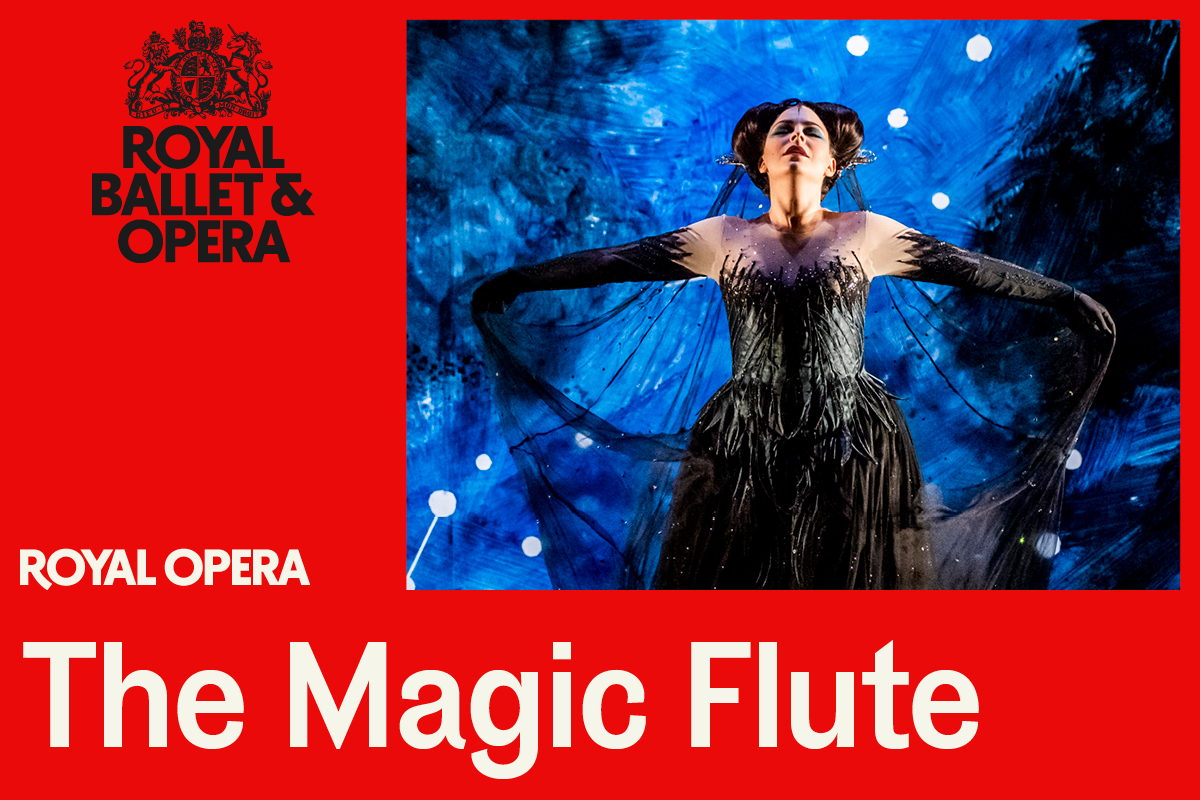 Image representing The Royal Ballet & Opera House present an encore of The Magic Flute - Mozart's fantastical opera glitters in David McVicar's enchanting production from The Astor Theatre