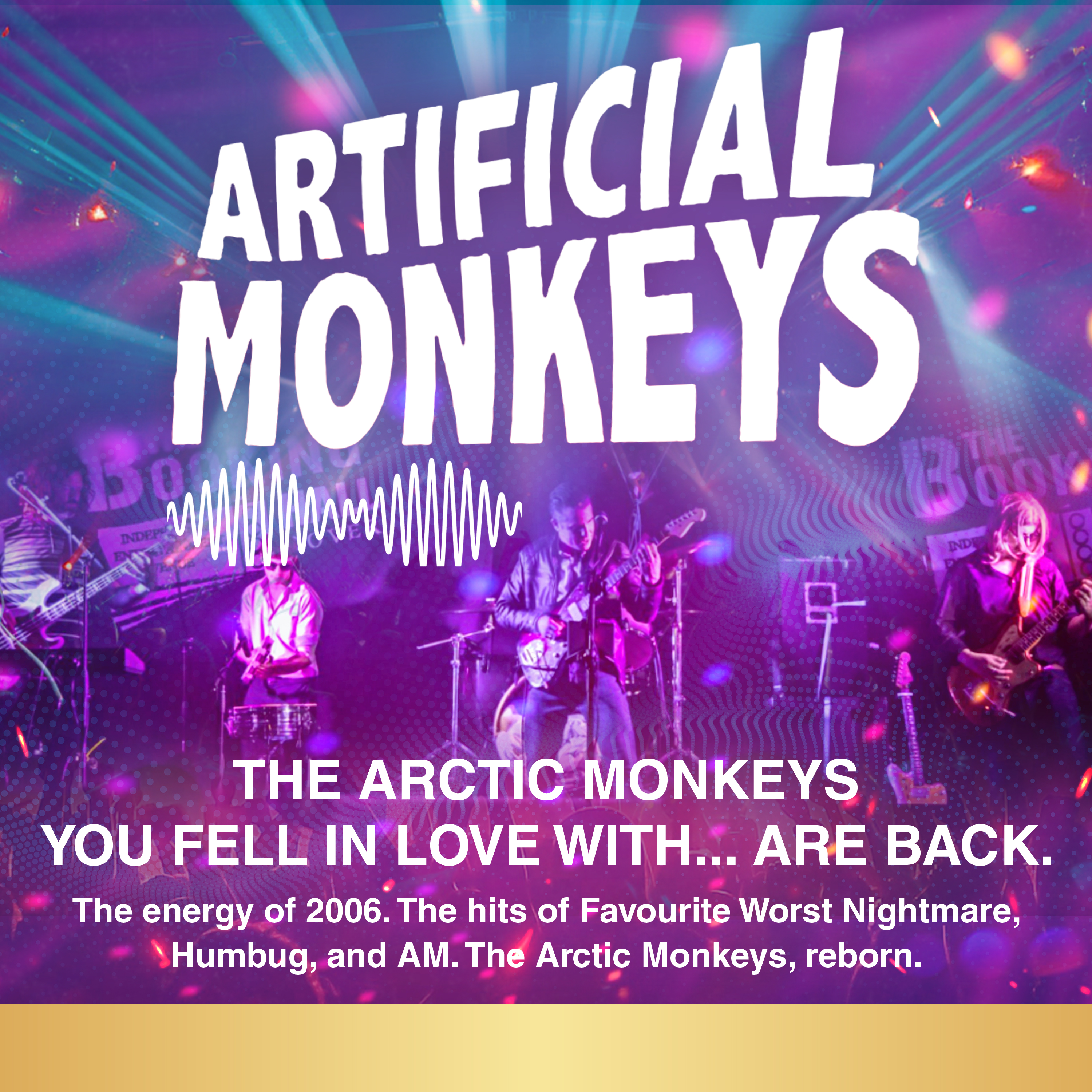 Image representing The Artificial Monkeys - A tribute to the AM-era Artic Monkeys from The Astor Theatre