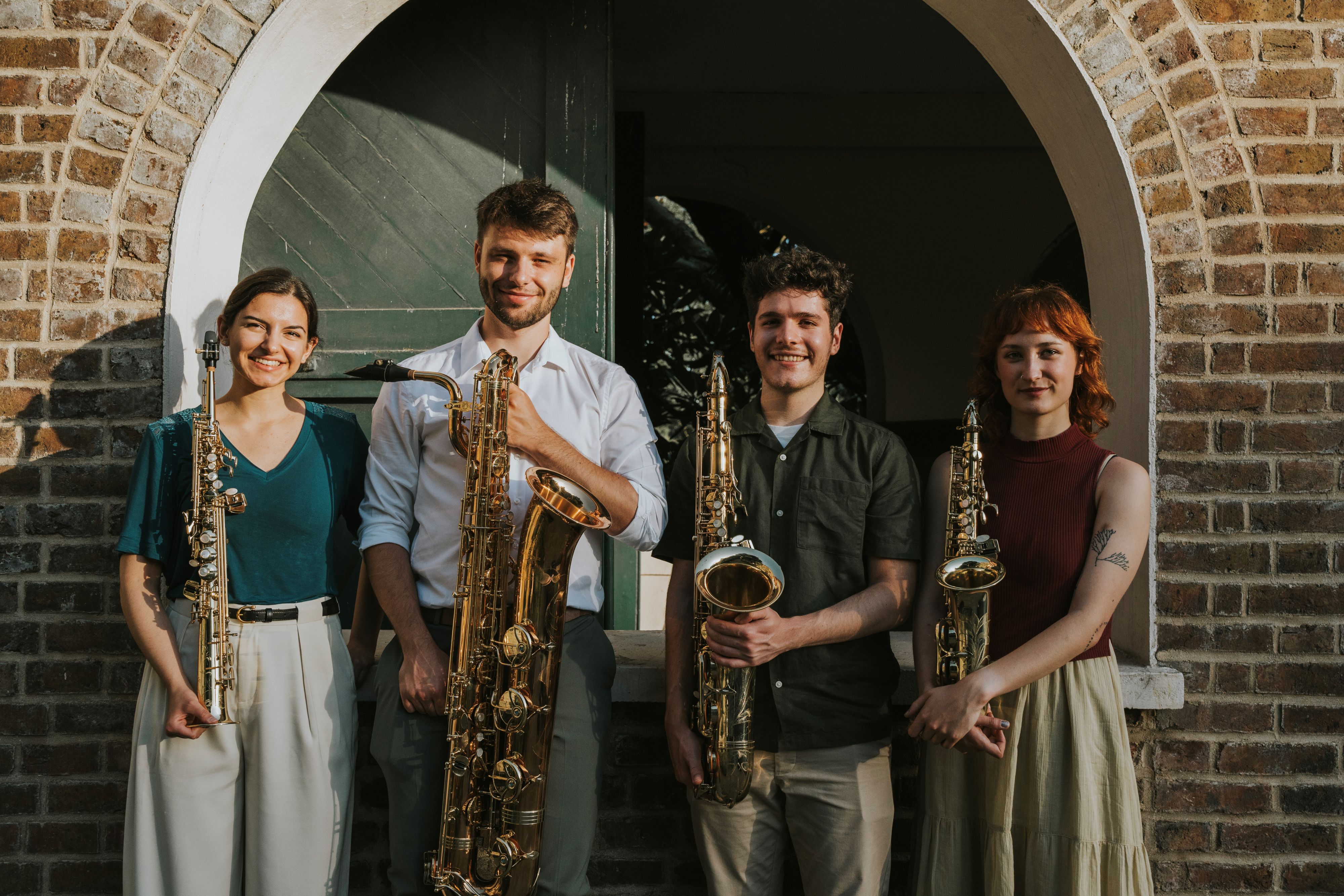 Image representing Versa Winds - saxophone quartet - A lunchtime concert from a dynamic young saxophone quartet from The Astor Theatre