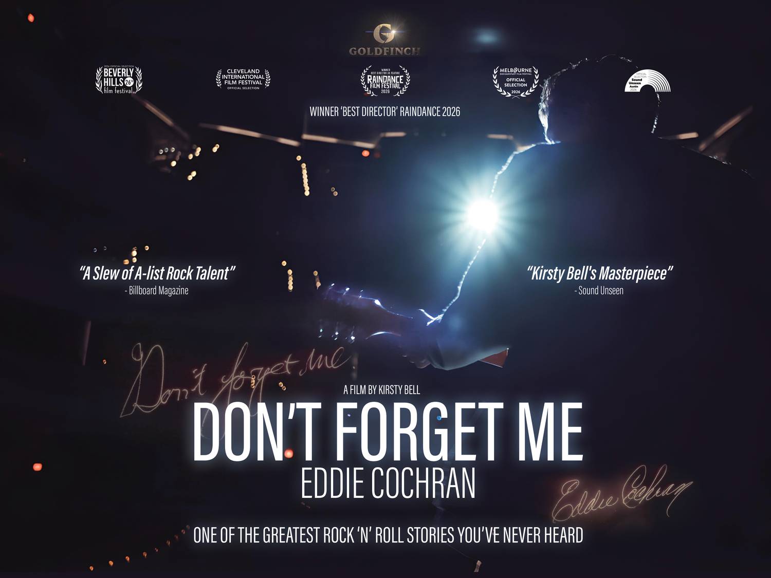 Image representing Don't Forget Me, Eddie Cochran (cert tbc, 2026) plus Q&A with producers Ben Edwards & Simon Green - presented by the Deal Film Festival from The Astor Theatre